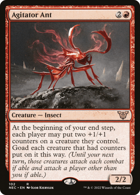 Agitator Ant (102) — Neon Dynasty Commander