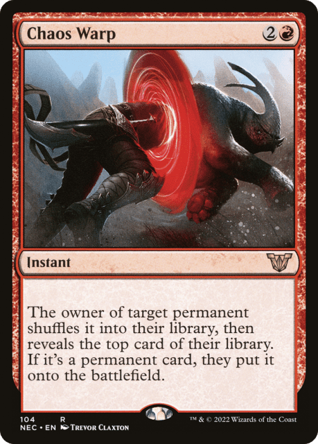 Chaos Warp (104) — Neon Dynasty Commander