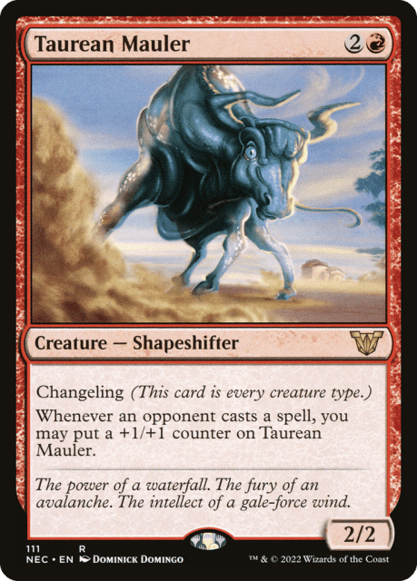 Taurean Mauler (111) — Neon Dynasty Commander