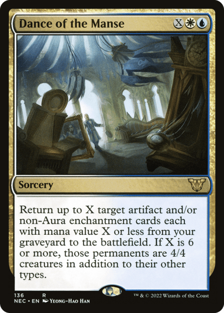 Dance of the Manse (136) — Neon Dynasty Commander