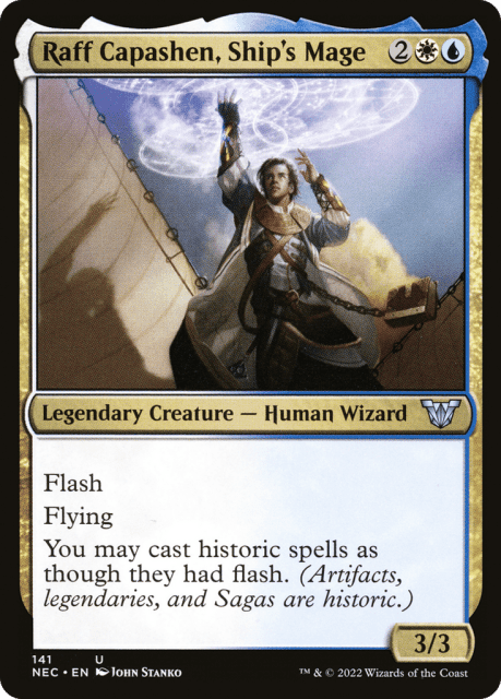 Raff Capashen, Ship's Mage (141) — Neon Dynasty Commander