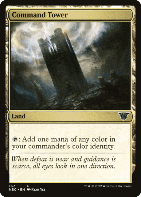 Command Tower (167) — Neon Dynasty Commander