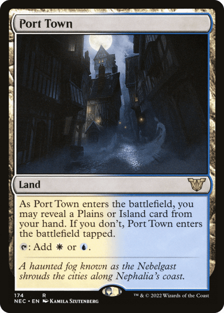 Port Town (174) — Neon Dynasty Commander