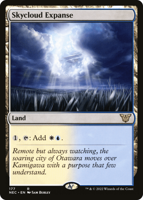 Skycloud Expanse (177) — Neon Dynasty Commander