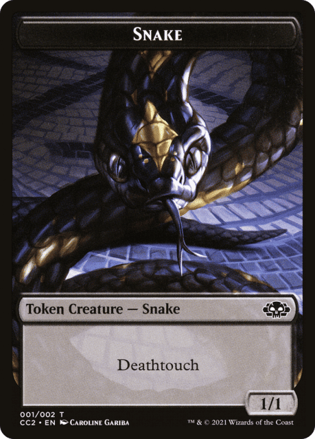 Snake // Zombie (9) — Commander Collection: Black