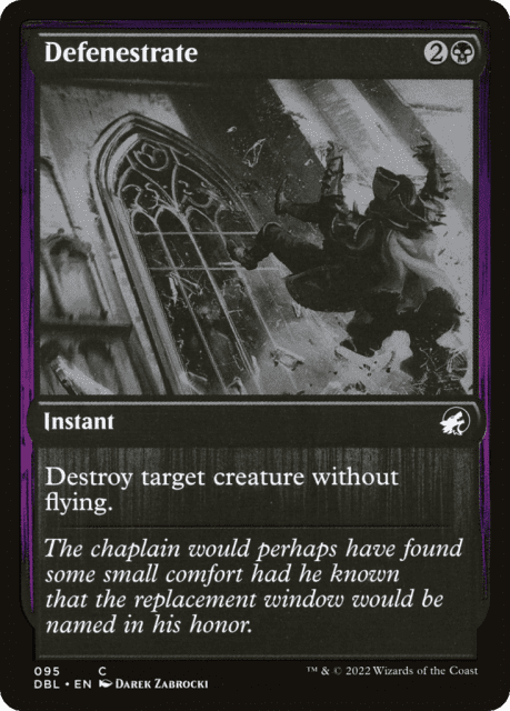 Defenestrate (95) — Innistrad: Double Feature