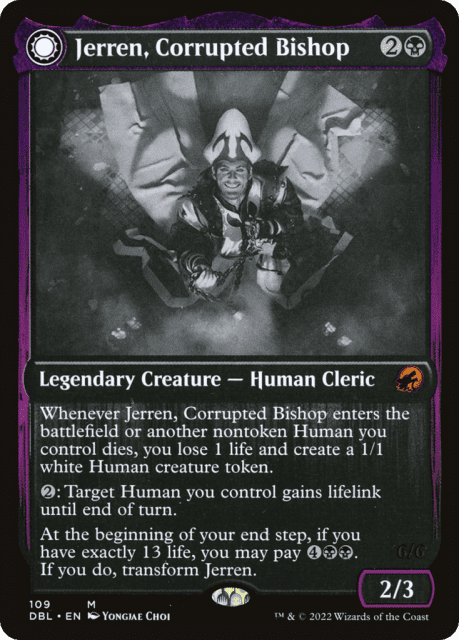 Jerren, Corrupted Bishop // Ormendahl, the Corrupter (109) — Innistrad: Double Feature