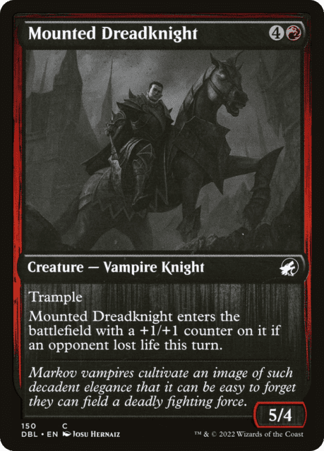 Mounted Dreadknight (150) — Innistrad: Double Feature