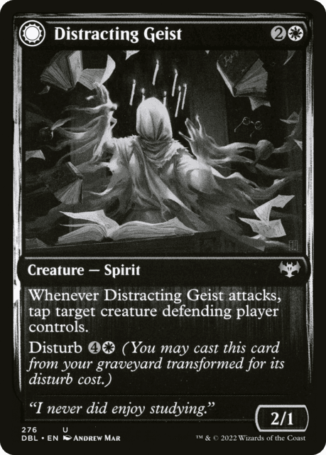 Distracting Geist // Clever Distraction (276) — Innistrad: Double Feature