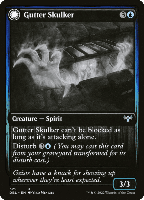 Gutter Skulker // Gutter Shortcut (329) — Innistrad: Double Feature