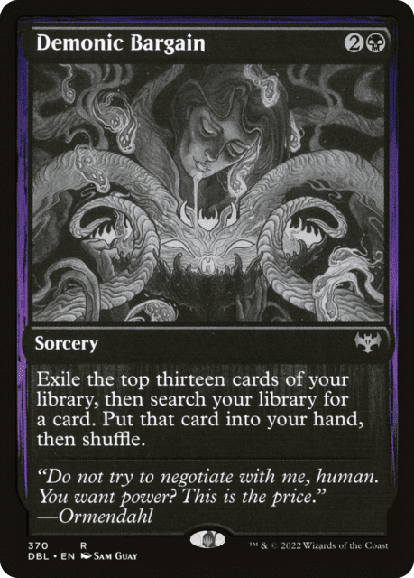 Demonic Bargain (370) — Innistrad: Double Feature