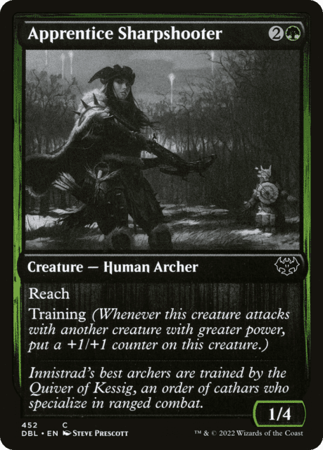 Apprentice Sharpshooter (452) — Innistrad: Double Feature