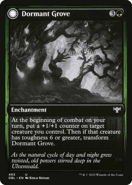 Dormant Grove // Gnarled Grovestrider (465) — Innistrad: Double Feature