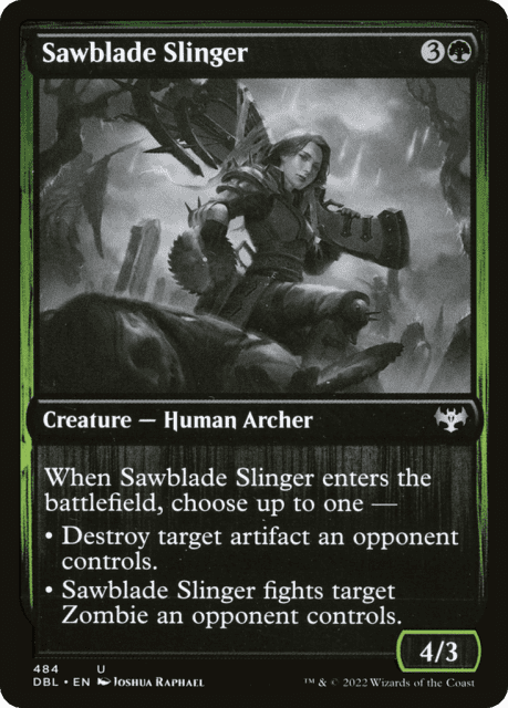 Sawblade Slinger (484) — Innistrad: Double Feature