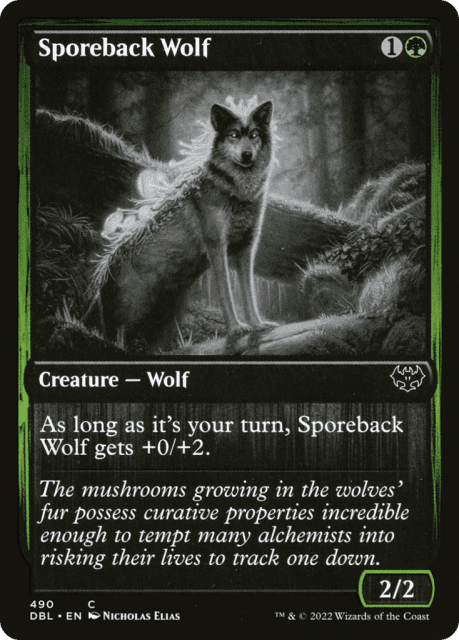 Sporeback Wolf (490) — Innistrad: Double Feature