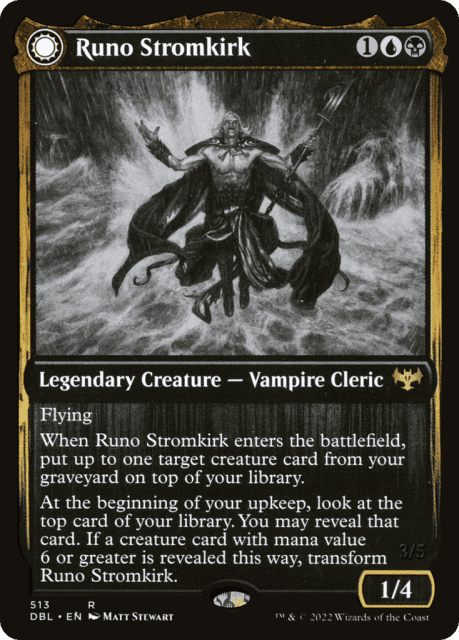 Runo Stromkirk // Krothuss, Lord of the Deep (513) — Innistrad: Double Feature