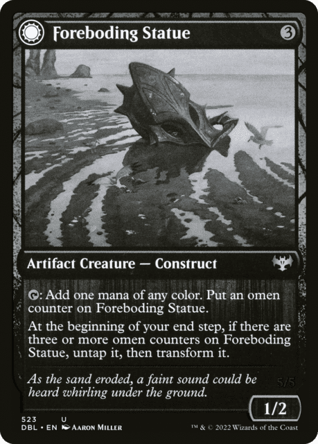 Foreboding Statue // Forsaken Thresher (523) — Innistrad: Double Feature