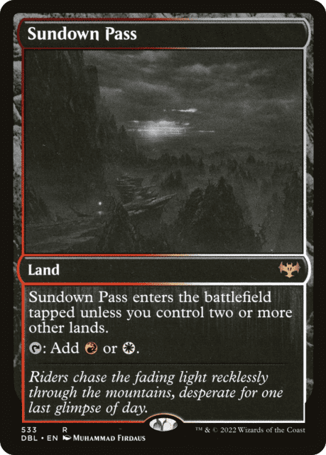 Sundown Pass (533) — Innistrad: Double Feature