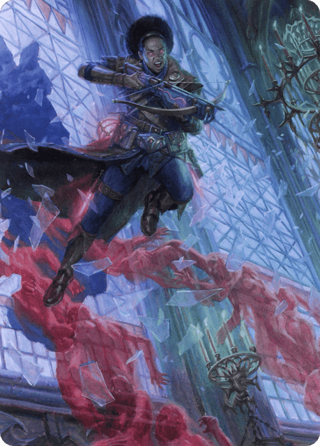 Kaya, Geist Hunter (3) — Crimson Vow Art Series