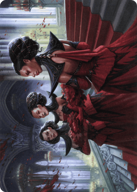 Olivia's Attendants (47) — Crimson Vow Art Series