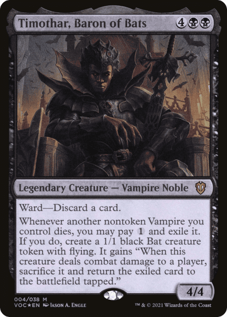 Timothar, Baron of Bats (4) — Crimson Vow Commander