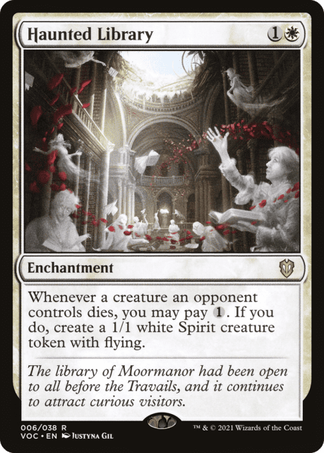 Haunted Library (6) — Crimson Vow Commander