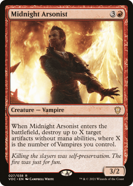 Midnight Arsonist (27) — Crimson Vow Commander
