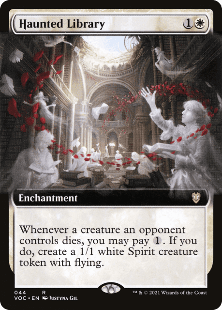 Haunted Library (44) — Crimson Vow Commander