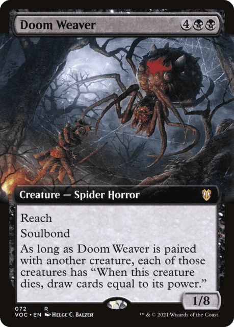 Doom Weaver (72) — Crimson Vow Commander