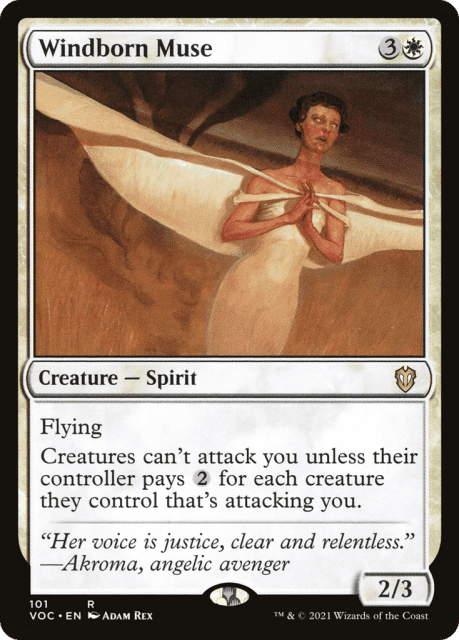 Windborn Muse (101) — Crimson Vow Commander