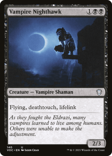 Vampire Nighthawk (140) — Crimson Vow Commander