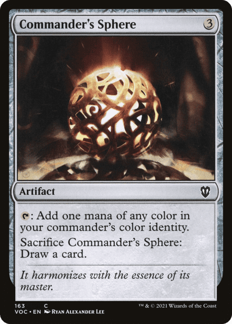 Commander's Sphere (163) — Crimson Vow Commander