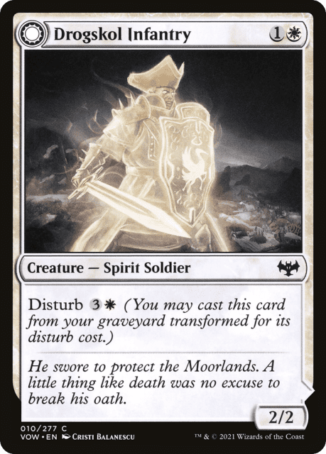 Drogskol Infantry // Drogskol Armaments (10) — Innistrad: Crimson Vow