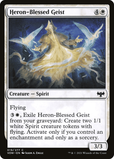 Heron-Blessed Geist (19) — Innistrad: Crimson Vow