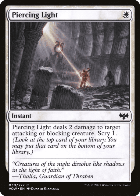 Piercing Light (30) — Innistrad: Crimson Vow
