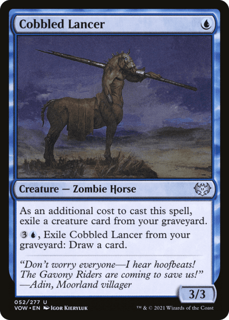 Cobbled Lancer (52) — Innistrad: Crimson Vow