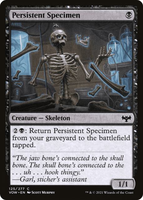 Persistent Specimen (125) — Innistrad: Crimson Vow