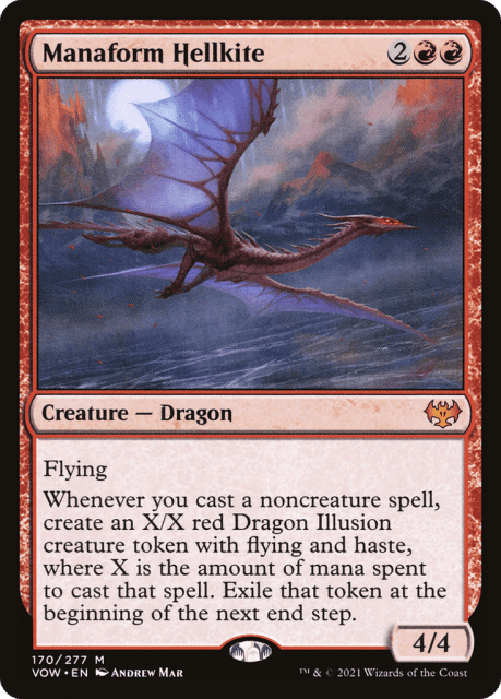 Manaform Hellkite (170) — Innistrad: Crimson Vow