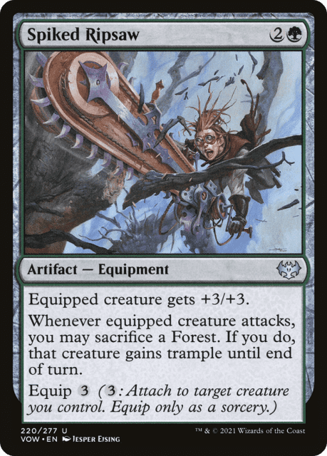 Spiked Ripsaw (220) — Innistrad: Crimson Vow
