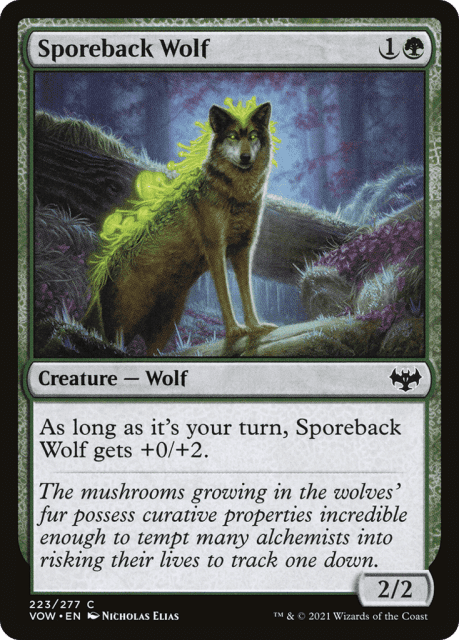 Sporeback Wolf (223) — Innistrad: Crimson Vow