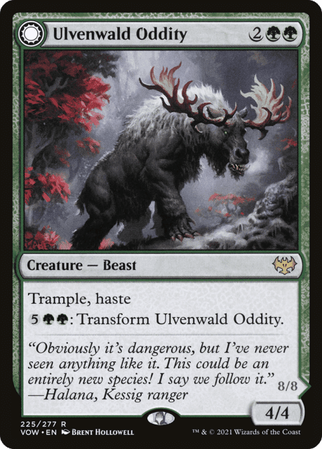 Ulvenwald Oddity // Ulvenwald Behemoth (225) — Innistrad: Crimson Vow