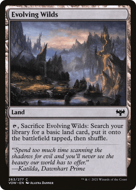 Evolving Wilds (263) — Innistrad: Crimson Vow