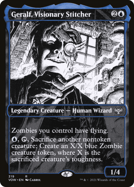 Geralf, Visionary Stitcher (319) — Innistrad: Crimson Vow