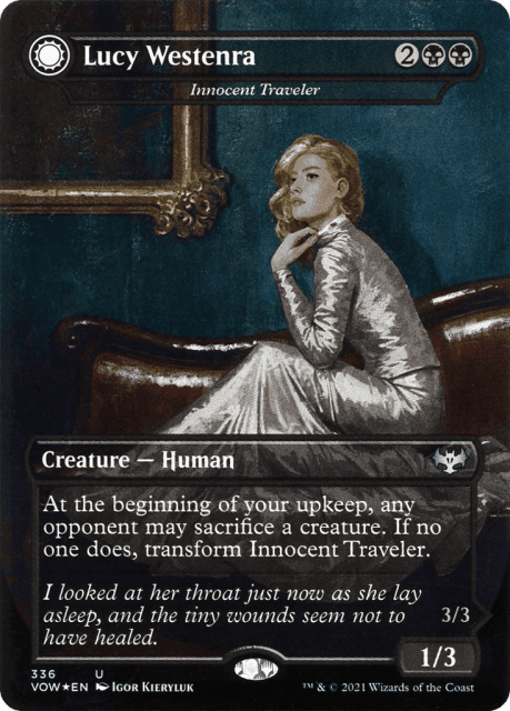 Innocent Traveler // Malicious Invader (336) — Innistrad: Crimson Vow