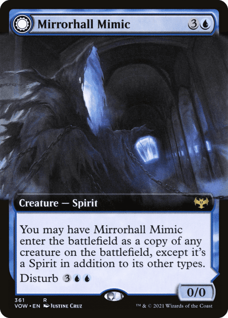 Mirrorhall Mimic // Ghastly Mimicry (361) — Innistrad: Crimson Vow