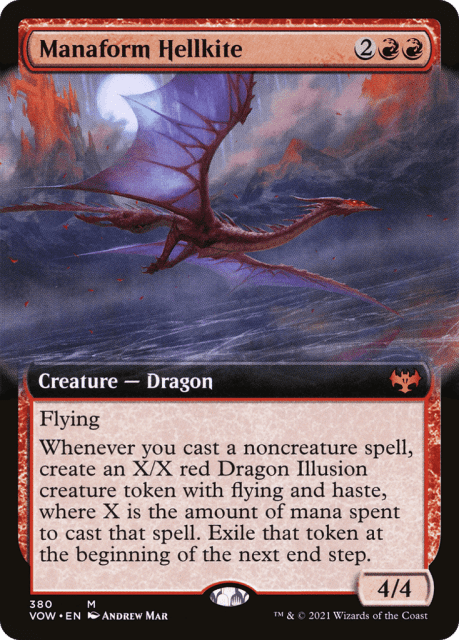 Manaform Hellkite (380) — Innistrad: Crimson Vow