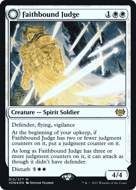 Faithbound Judge // Sinner's Judgment (12) — Innistrad: Crimson Vow Promos