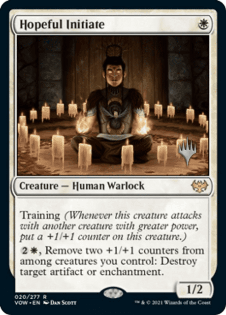 Hopeful Initiate (20) — Innistrad: Crimson Vow Promos