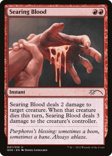 Searing Blood (7) — Pioneer Challenger Decks 2021