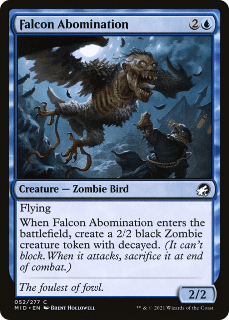 Falcon Abomination (52) — Innistrad: Midnight Hunt